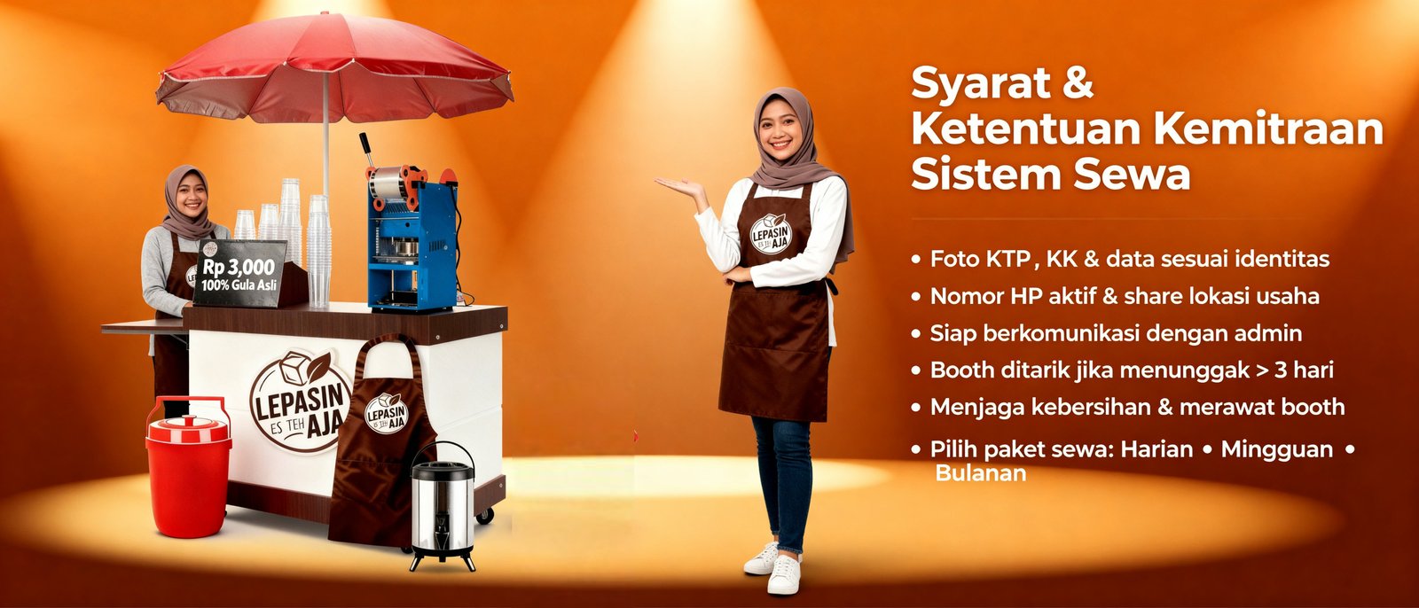 Promo Kemitraan Es Teh Lepasin Aja